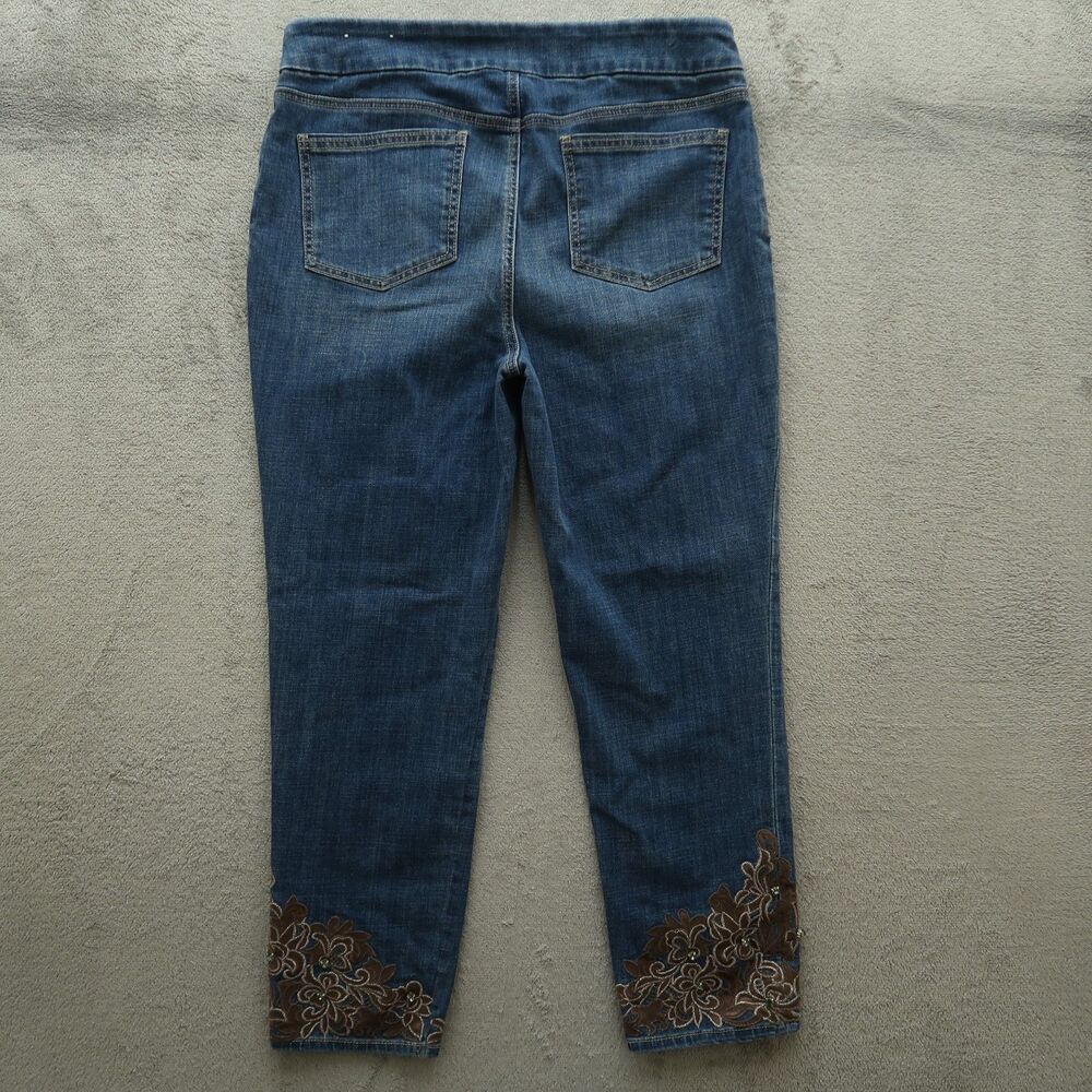 Chico's Pull On Jeans Women's Size 2R US-12R High-Rise Jegging Ankle 26" Inseam - Picture 12 of 15